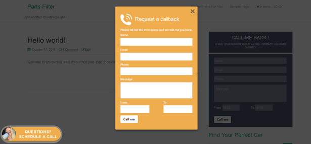 Call Me Back WordPress Plugin - 7